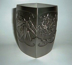 Pewter Caddy - Four Gentlemen 2