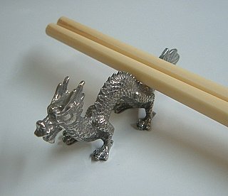 Pewter Chopstick Rest 2